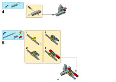 LEGO 8258 instructions page 5 – build guide
